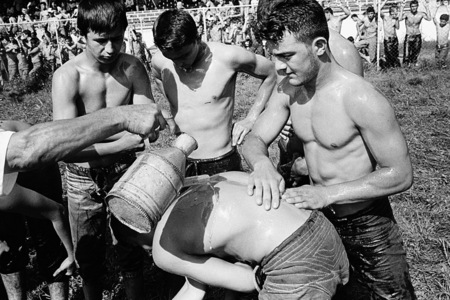 Olive oil wrestling, Edirne, Turkey