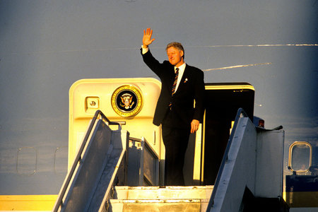 Leaving Air Force One